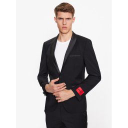 Hugo Zakó 50476333 Fekete Extra Slim Fit