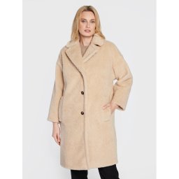 Weekend Max Mara Báránybőr kabát Salmone 50160323 Bézs Regular Fit