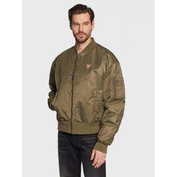 Guess Átmeneti kabát Ace M3RL87 WFA20 Zöld Relaxed Fit