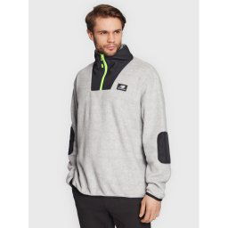 New Balance Polár kabát MT23527 Szürke Relaxed Fit