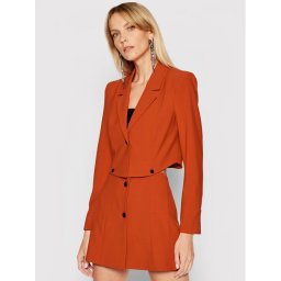 KARL LAGERFELD Zakó Strudio Transformer 211W1404 Narancssárga Slim Fit