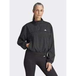 adidas Pulóver Train Essentials HZ5636 Fekete Loose Fit