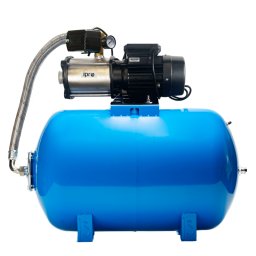 Házi vízmű MCI 3-6 INOX / 80l önfelszívó szivattyúval és hidrofor tartállyal