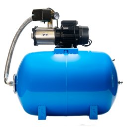 Házi vízmű MCI 3-6 INOX / 100l önfelszívó szivattyúval és hidrofor tartállyal