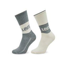 Levi's® 2 pár hosszú szárú női zokni 701218215 Szürke