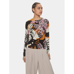 Desigual Sweater MONSIEUR CHRISTIAN LACROIX Orquidea 24SWJF30 Színes Regular Fit
