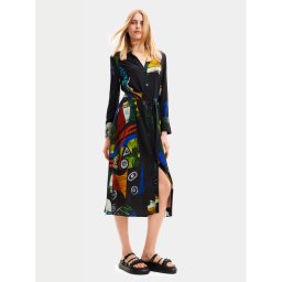 Desigual Ing ruha MONSIEUR CHRISTIAN LACROIX Dream 24SWVW72 Fekete Regular Fit