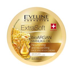 Eveline Extra Soft bio argán- és manuka olajos arc- és testápoló krém 175 ml