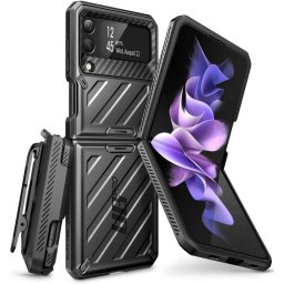 Supcase Unicorn Beetle Pro Samsung Galaxy Z Flip 3 ütésálló tok (fekete)