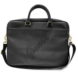 Guess Saffiano Script 16" laptop táska (fekete)
