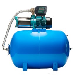 Házi vízmű MHI 1300 inox / 100L IBO PRESS SX-el önfelszívó szivattyúval és hidrofor tartállyal