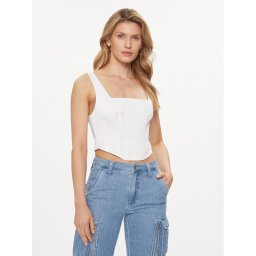 Guess Blúz Sia W4GH47 WDEE2 Fehér Regular Fit