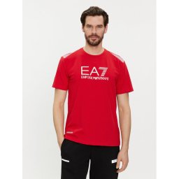 EA7 Emporio Armani Póló 3DPT29 PJULZ 1461 Piros Regular Fit