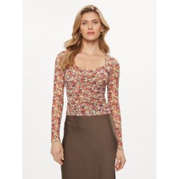 Guess Blúz W4GP24 KBAH2 Színes Slim Fit