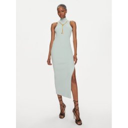 Elisabetta Franchi Hétköznapi ruha AM-69S-41E2-V400 Zöld Slim Fit