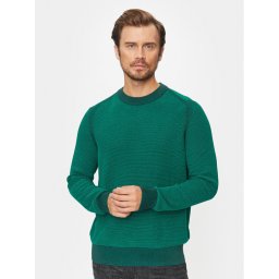 Boss Sweater Aquila 50498950 Zöld Regular Fit
