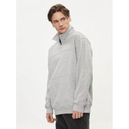 The North Face Pulóver Essential NF0A87FC Szürke Relaxed Fit
