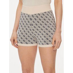 Guess Szövet rövidnadrág W4GZ32 Z37K0 Bézs Slim Fit