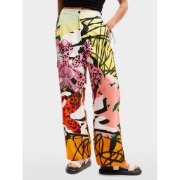 Desigual Szövet nadrág MONSIEUR CHRISTIAN LACROIX Ericeira 24SWPW27 Színes Regular Fit