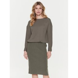Fabiana Filippi Hétköznapi ruha ABD222W155 Szürke Regular Fit