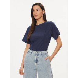 United Colors Of Benetton Póló 3BL0D106A Sötétkék Regular Fit