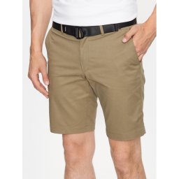Calvin Klein Szövet rövidnadrág Modern Twill K10K111788 Zöld Slim Fit