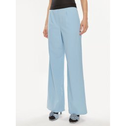 MSGM Szövet nadrág 3441MDP16 237200 Kék Relaxed Fit