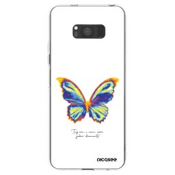 Átlátszó szilikon tok az alábbi mobiltelefonokra Samsung Galaxy S8 G950F - Diamanty White