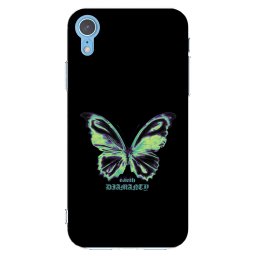 Átlátszó szilikon tok az alábbi mobiltelefonokra Apple iPhone XR - Diamanty Blue