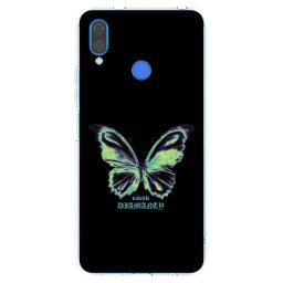 Átlátszó szilikon tok az alábbi mobiltelefonokra Huawei Nova 3i - Diamanty Blue
