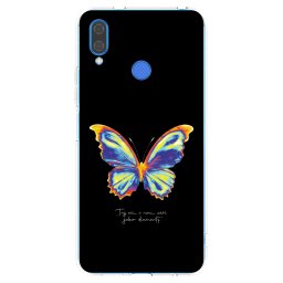 Átlátszó szilikon tok az alábbi mobiltelefonokra Huawei Nova 3i - Diamanty Black