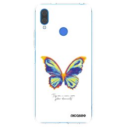 Átlátszó szilikon tok az alábbi mobiltelefonokra Huawei Nova 3i - Diamanty White