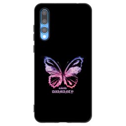 Fekete szilikon tok az alábbi mobiltelefonokra Huawei P20 Pro - Diamanty Purple