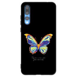 Fekete szilikon tok az alábbi mobiltelefonokra Huawei P20 Pro - Diamanty Black