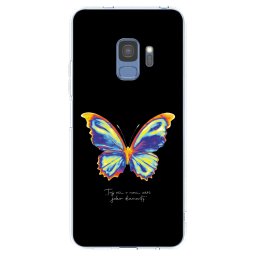 Átlátszó szilikon tok az alábbi mobiltelefonokra Samsung Galaxy S9 G960F - Diamanty Black