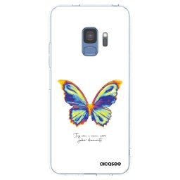 Átlátszó szilikon tok az alábbi mobiltelefonokra Samsung Galaxy S9 G960F - Diamanty White
