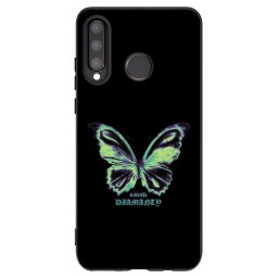 Fekete szilikon tok az alábbi mobiltelefonokra Huawei P30 Lite - Diamanty Blue