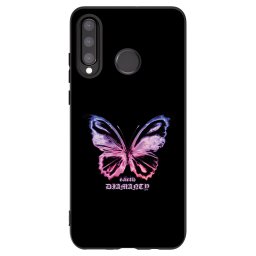 Fekete szilikon tok az alábbi mobiltelefonokra Huawei P30 Lite - Diamanty Purple