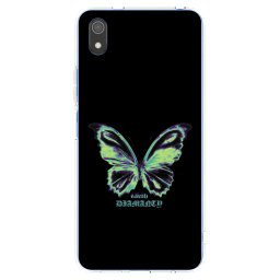 Átlátszó szilikon tok az alábbi mobiltelefonokra Xiaomi Redmi 7A - Diamanty Blue