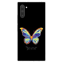 Átlátszó szilikon tok az alábbi mobiltelefonokra Samsung Galaxy Note 10 N970F - Diamanty Black