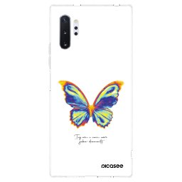 Átlátszó szilikon tok az alábbi mobiltelefonokra Samsung Galaxy Note 10+ N975F - Diamanty White