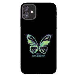 Átlátszó szilikon tok az alábbi mobiltelefonokra Apple iPhone 11 - Diamanty Blue