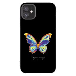 Átlátszó szilikon tok az alábbi mobiltelefonokra Apple iPhone 11 - Diamanty Black