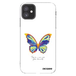 Átlátszó szilikon tok az alábbi mobiltelefonokra Apple iPhone 11 - Diamanty White