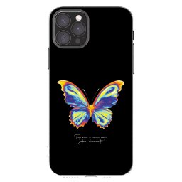 Átlátszó szilikon tok az alábbi mobiltelefonokra Apple iPhone 11 Pro - Diamanty Black