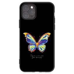 Fekete szilikon tok az alábbi mobiltelefonokra Apple iPhone 11 Pro - Diamanty Black