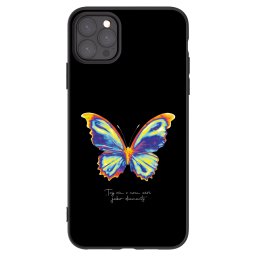 Fekete szilikon tok az alábbi mobiltelefonokra Apple iPhone 11 Pro Max - Diamanty Black