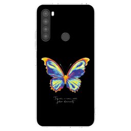 Átlátszó szilikon tok az alábbi mobiltelefonokra Xiaomi Redmi Note 8 - Diamanty Black
