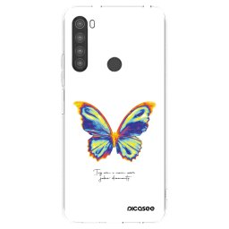 Átlátszó szilikon tok az alábbi mobiltelefonokra Xiaomi Redmi Note 8 - Diamanty White