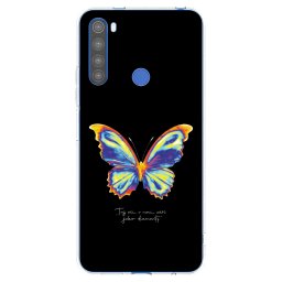 Átlátszó szilikon tok az alábbi mobiltelefonokra Xiaomi Redmi Note 8T - Diamanty Black